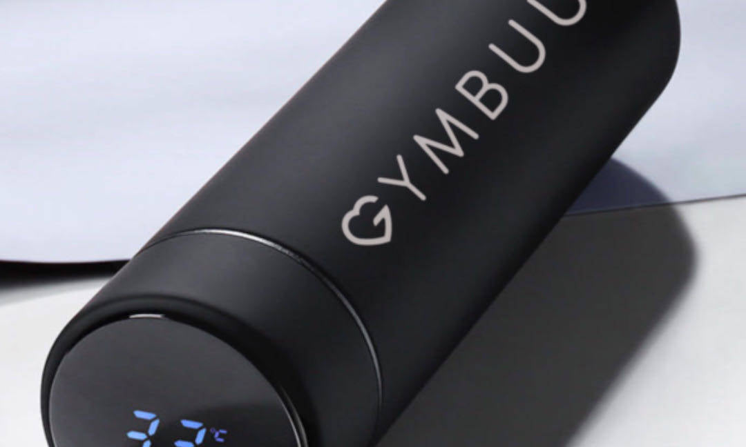 Black Gymbuu  Digital Thermos