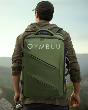 GYMBUU CLEAN BUU Gym Hygiene Bundle | Antimicrobial Gym Bag + Dual-Sided Towels + Rinse-Free Body Wash | Germ-Free Workout System