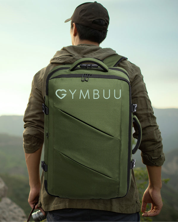 GYMBUU CLEAN BUU Gym Hygiene Bundle | Antimicrobial Gym Bag + Dual-Sided Towels + Rinse-Free Body Wash | Germ-Free Workout System
