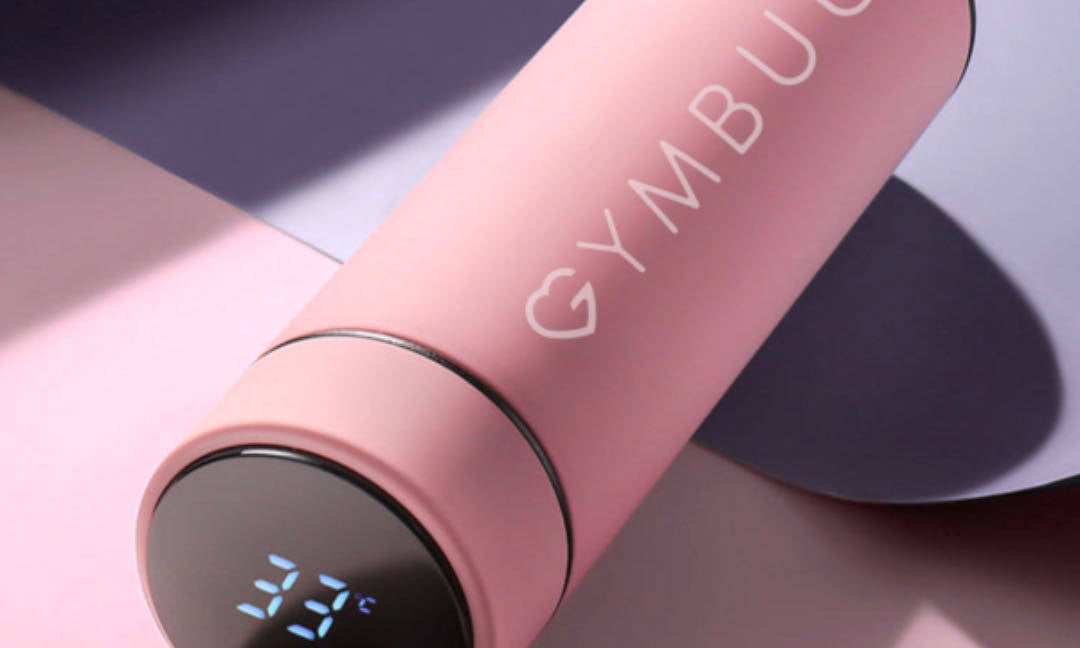 Pale Pink Gymbuu  Slim Thermos